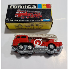 Tomica 29-2-1 Hino Aerial Ladder Fire Truck 1E Wheel Mint Condition Made in Japan