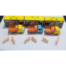 Tomica no 39-3 Suzuki Carry Cattle Truck x3 Brand New Made in Japan