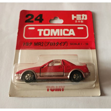 Tomica no 24 MR2 (Prototype) Blister Made in Japan