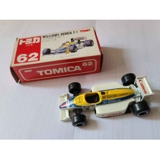 Tomica no 62 Honda F-1 Williams Picture Box (Made in Japan)