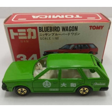 Tomica 34 Nissan Bluebird Wagon Daiwa Special Edition 大和特注 Made in Japan Very Rare