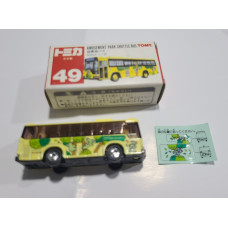 Tomica no 49 Amusement Park Shuttle Bus ST Box Brand New Very Rare