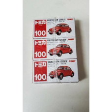 Tomica no 100 Volkswagen 1200LSE Set (Made in Japan)