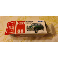 Tomica no 88 Mini Cooper Type Box Made in China