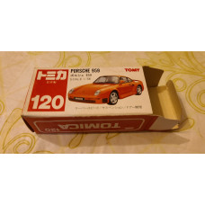 Tomica no 120 Porsche 959 box only Made in Japan