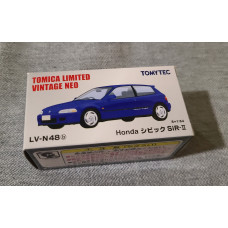 Tomica Limited Vintage NEO LV-N48b Honda Civic EG6 siR-II Blue