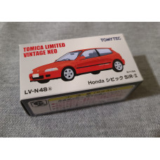 Tomica Limited Vintage NEO LV-N48a Honda Civic EG6 siR-II Red