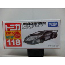 Tomica No 118 Lamborghini Veneno (Made in Vietnam) 2014年製