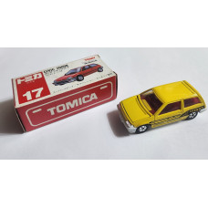 Tomica no 17 Honda Civic 3Door Yellow Made in Japan