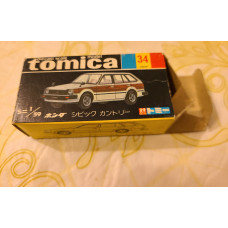 Tomica no 34 HONDA CIVIC COUNTRY (BOX ONLY)