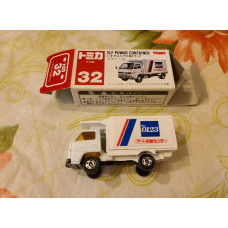 Tomica no 32 Izusu Elf Powe Container ST Box Made in Japan